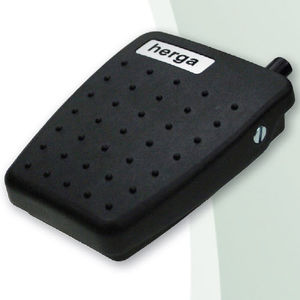 control foot switch / electric / single pedal / low-profile