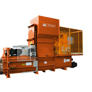 horizontal baling press