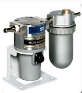 positive displacement flow meter / for fuel / compact / in-line