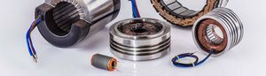 asynchronous motor rotor/stator unit