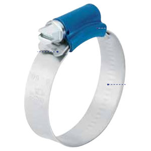 stainless steel hose clamp / worm / band / smooth