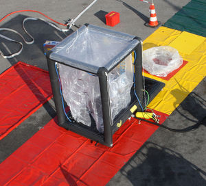 mobile shower / inflatable / for hazardous environments / decontamination