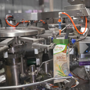 filling and packaging line for the food industry