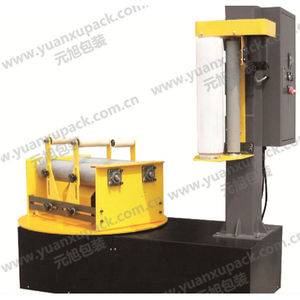 turntable stretch wrapper / semi-automatic / for coils / paper roll