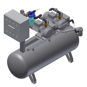 lubricated vacuum unit