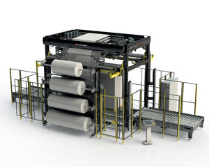 vertical stretch wrapping machine
