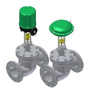 globe valve / electric / for gas / balancing