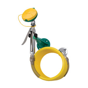 wall-mounted eyewash station