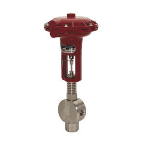 flow control valve / for steam / 3-way