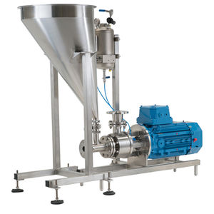 rotor-stator mixer / continuous / powder / for the chemical industry