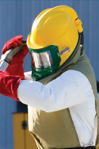 blasting helmet