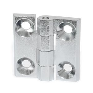 Plastic polyamide locking lever hinges black grey button