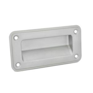 flush handle / stainless steel / fixed