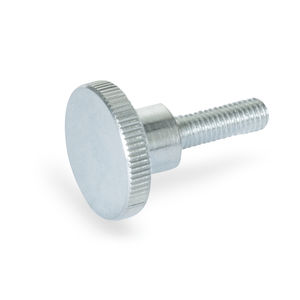 zinc-coated steel knurled screw 1
