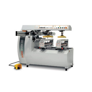 multi-head through-feed boring machine / for woodworking