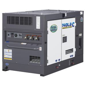 Screw compressor - DIS-60LBE - Denyo - air / diesel engine / portable