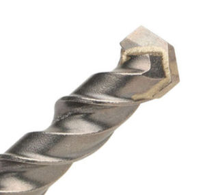 solid drill bit / multi-purpose / carbide / straight shank
