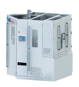 stretch blow molding machine / for PET bottles / 4-cavity