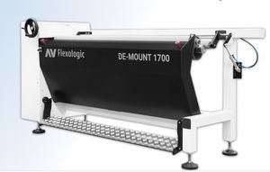 flexographic plate dismantling machine