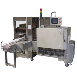 shrink wrapping machine with sealing bar
