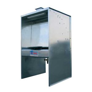 open paint booth