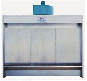 open paint booth