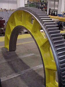 girth gear for the cement industry