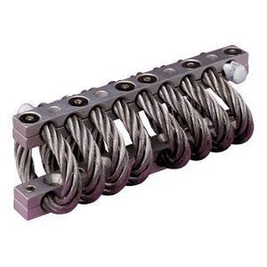 galvanised steel cable clamp