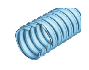 flexible air duct / PVC / for ventilation / spiral