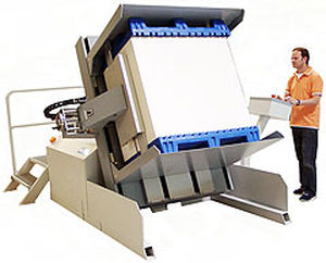 stationary pile turner