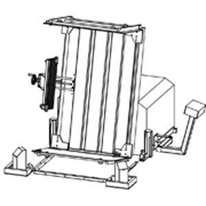 stationary pile turner
