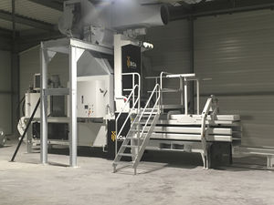 horizontal baling press