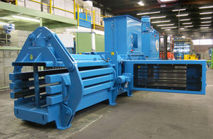 horizontal baling press