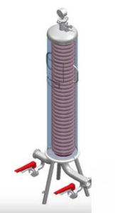 cartridge filter housing