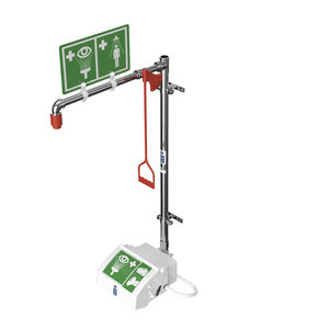 wall-mounted safety shower