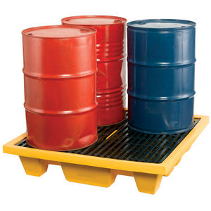 IBC container spill pallet / 4-drum / plastic
