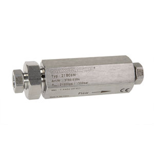 poppet check valve