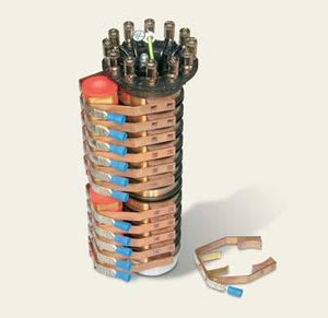 column type slip ring