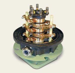 column type slip ring