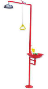 floor-standing eyewash station