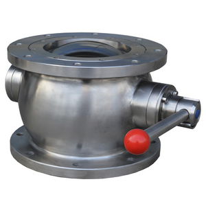 stainless steel valve / for batch mixers / powder / discharge