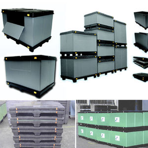 Plastic pallet boxes