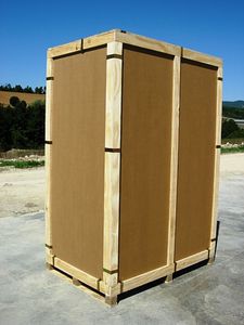 wood intermodal container