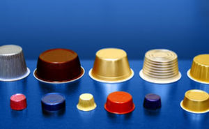 thermoformable film / lacquered / aluminum / for food packaging