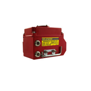 electric valve actuator / quarter-turn / double worm / compact