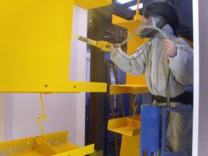 manual powder coating machine