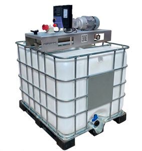 IBC container agitator