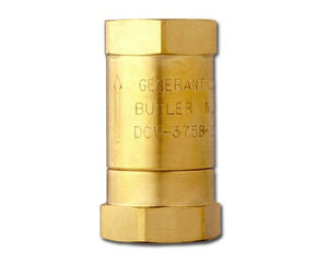disc check valve / low-pressure / for oxygen / brass