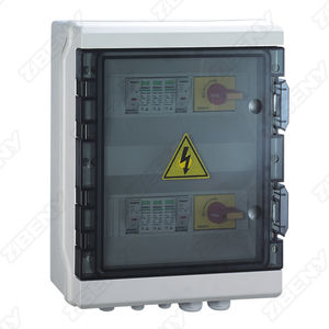 solar combiner box / wall-mount / rectangular / PC