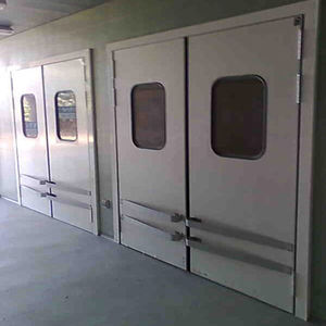hinged doors